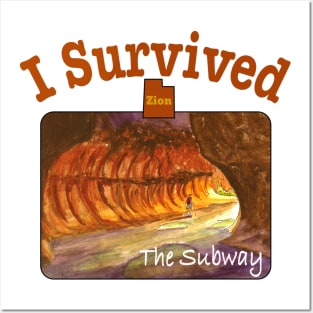 I Survived The Subway, Zion Posters and Art